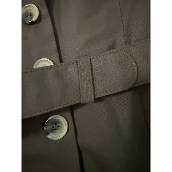 Women’s Laundry Chocolate Brown, Dark, Belted, Blazer Dress Jacket Size 6 - Picture 7 of 13